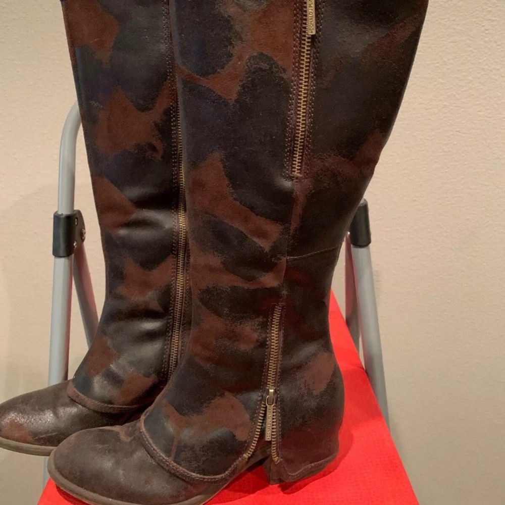 COPY - Donald Pliner Brown suede knee high boots 6.5